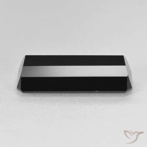 Turmalina Chorlo natural de 6.18 ct, Corte Octágono / Esmeralda, Opaco