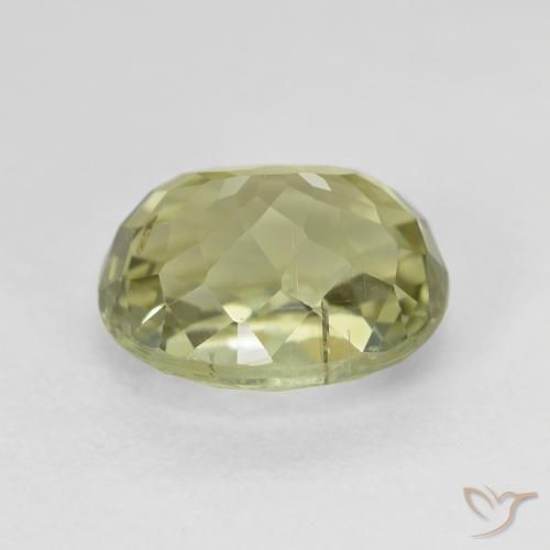 Turmalina Amarillo verdoso natural de 6.33 ct, Ovalada, VS-SI