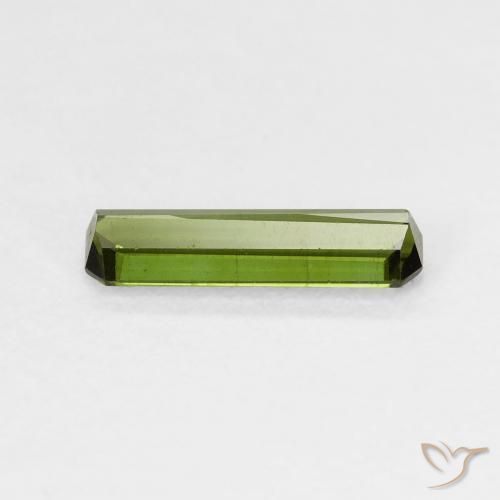 Turmalina Verde medio natural de 0.63 ct, Corte Octágono / Esmeralda, VS