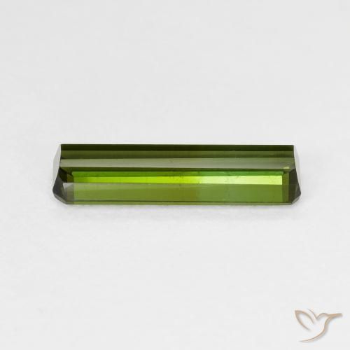 Turmalina Verde terroso natural de 1.52 ct, Corte Octágono / Esmeralda, VS