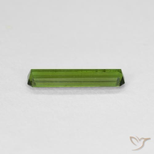 Turmalina Verde alga natural de 0.59 ct, Corte Octágono / Esmeralda, VS
