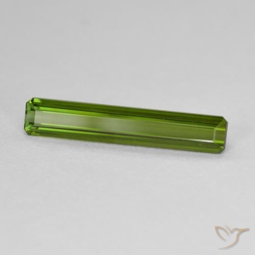 Turmalina Verde terroso natural de 1.92 ct, Corte Octágono / Esmeralda, VVS