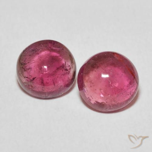 2.74ctw Natural Rosado intenso Turmalina, Redondo, Transparente, Photo A