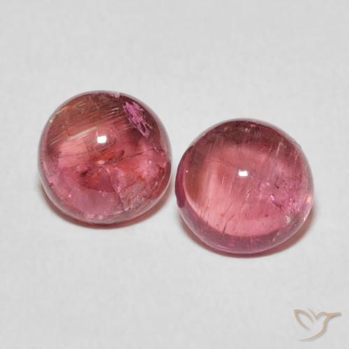 2.62ctw Natural Rosado intenso Turmalina, Redondo, Transparente