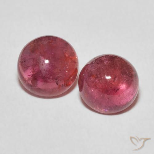 2.80ctw Natural Rosado medio turmalina, Redondo, Transparente