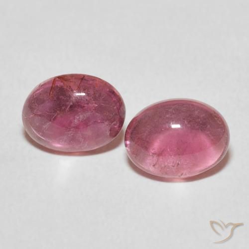 2.99ctw Natural Rosado Bubblegum turmalina, Ovalada, Transparente