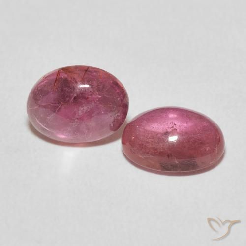 Gemas de Turmalina Rosado Bubblegum natural de 2.99 ct, Ovalada, Transparente
