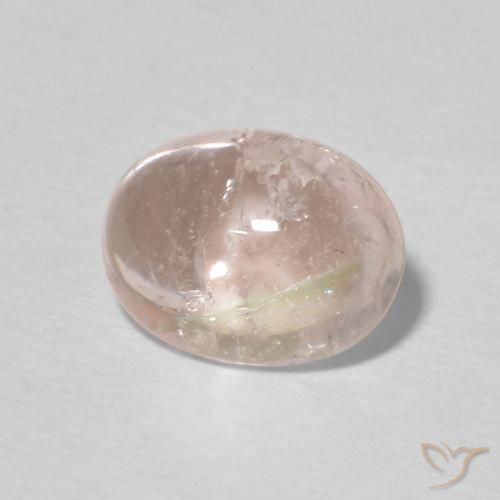 Turmalina Rosado muy claro natural de 1.96 ct, Ovalada, Transparente