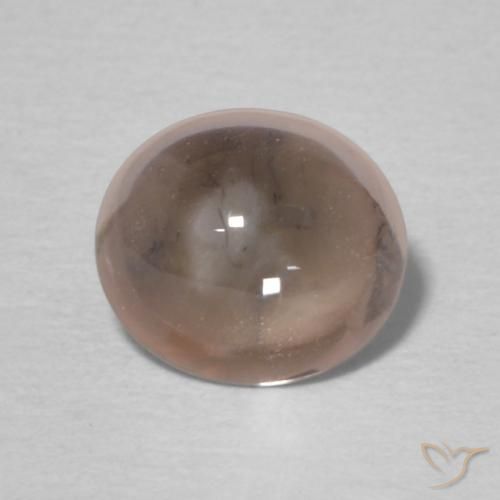 0.88ct Natural Rosado naranja turmalina, Ovalada, Transparente