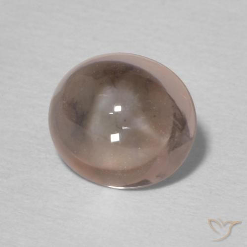 Turmalina Rosado naranja natural de 0.88 ct, Ovalada, Transparente