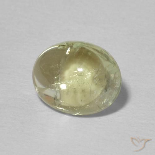 Turmalina Verde lima pálido natural de 1.99 ct, Ovalada, Transparente