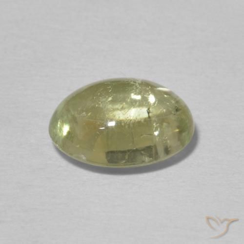 Turmalina Verde lima pálido natural de 1.99 ct, Ovalada, Transparente