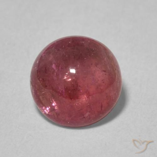 1.46ct Natural Rosado naranja turmalina, Redondo, Transparente, Photo A