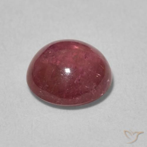 Turmalina Rosado naranja natural de 1.46 ct, Redondo, Transparente