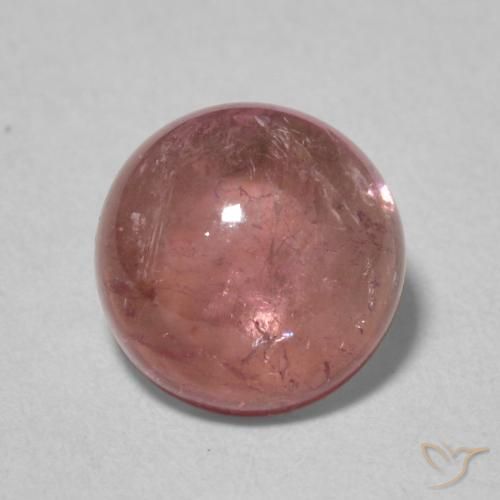 1.79ct Natural Rosado medio Turmalina, Redondo, Transparente