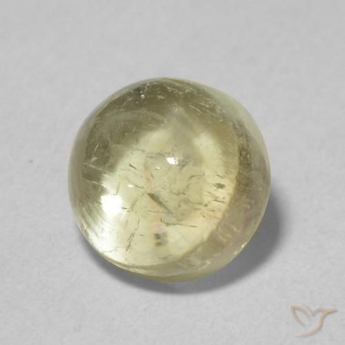 Turmalina Oro natural de 1.86 ct, Redondo, Transparente