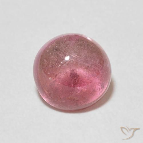1.05ct Natural Rosa oscuro Turmalina, Redondo, Transparente