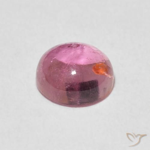 Turmalina Rosado claro natural de 0.99 ct, Redondo, Transparente