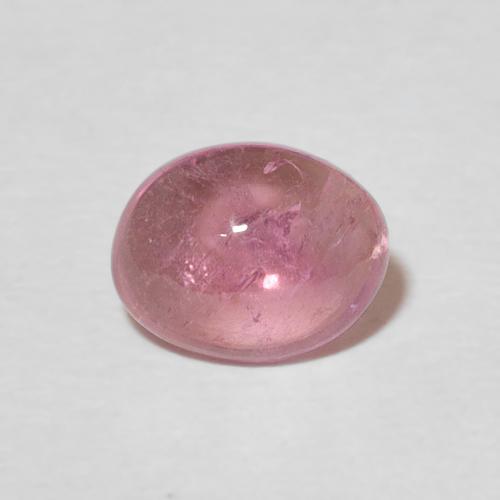 1.27ct Natural Rosado claro Turmalina, Ovalada, Transparente