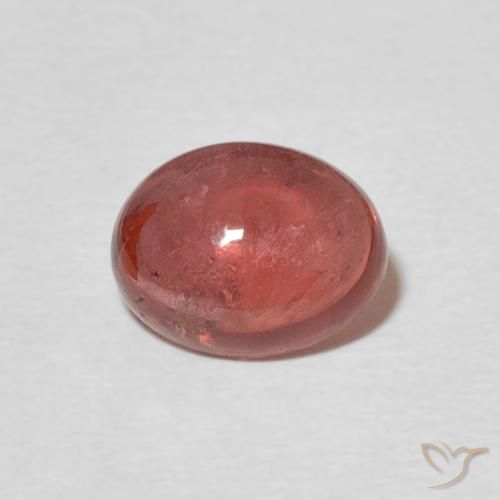 1.37ct Natural Rosado frambuesa turmalina, Ovalada, Transparente