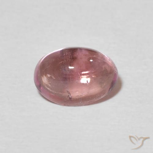 1.15ct Natural Rosado intenso turmalina, Ovalada, Transparente