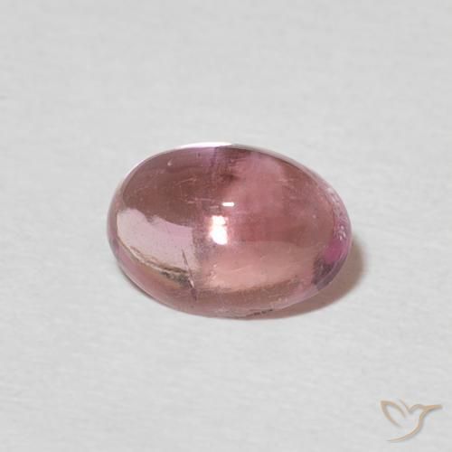 Turmalina Rosado intenso natural de 1.15 ct, Ovalada, Transparente