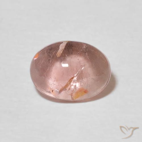 1.40ct Natural Rosado claro turmalina, Ovalada, Transparente