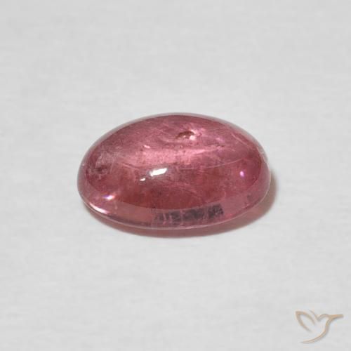 Turmalina Rojo púrpura natural de 1.33 ct, Ovalada, Transparente