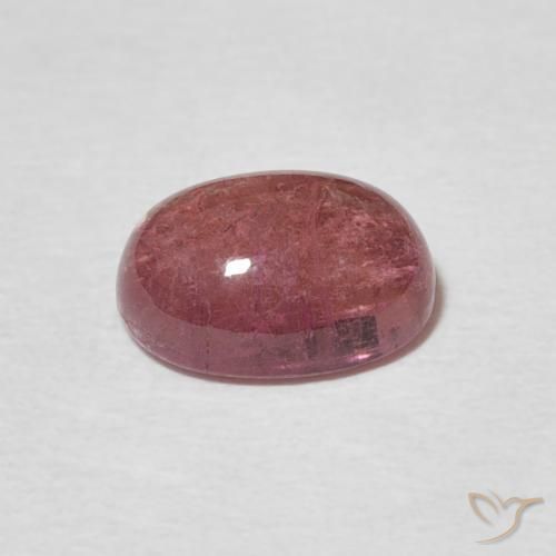 Turmalina Rosado naranja natural de 1.69 ct, Ovalada, Transparente