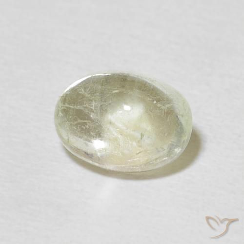 Turmalina Amarillo pálido natural de 1.59 ct, Ovalada, Transparente