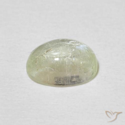 Turmalina Amarillo pálido natural de 1.59 ct, Ovalada, Transparente