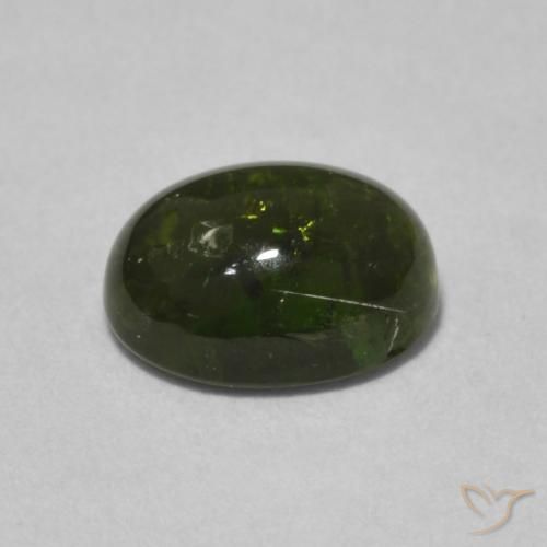 Turmalina Verde bosque natural de 1.51 ct, Ovalada, Transparente