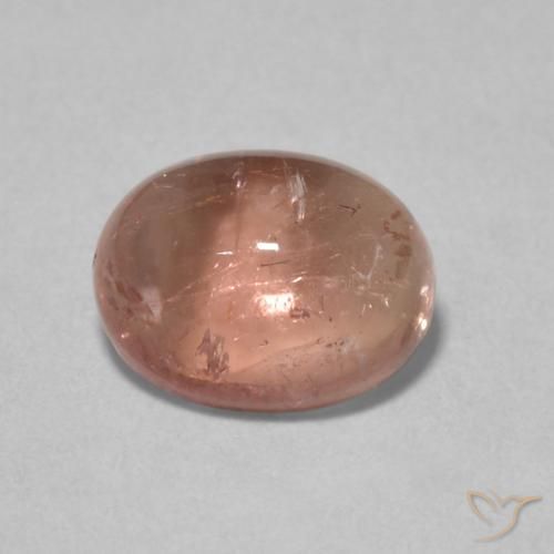 1.29ct Natural Rosado medio turmalina, Ovalada, Transparente