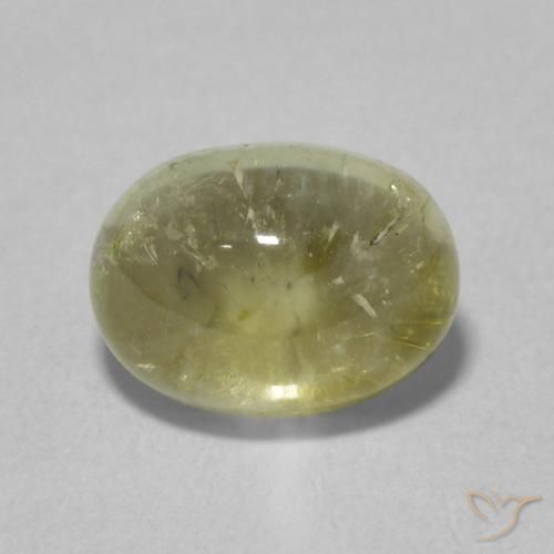 1.67ct Natural Verde bosque cálido turmalina, Ovalada, Transparente