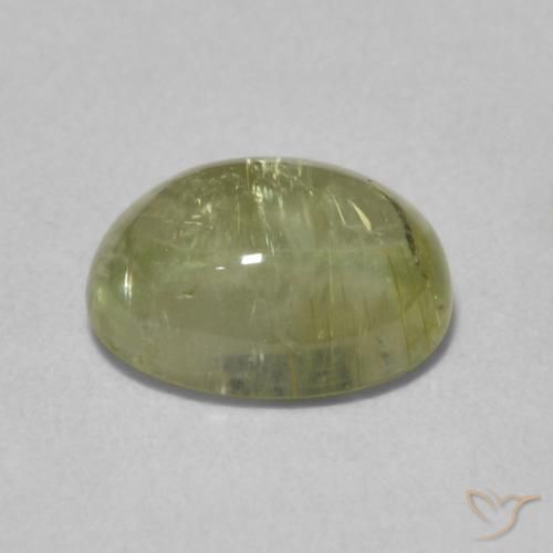 Turmalina Verde bosque cálido natural de 1.67 ct, Ovalada, Transparente