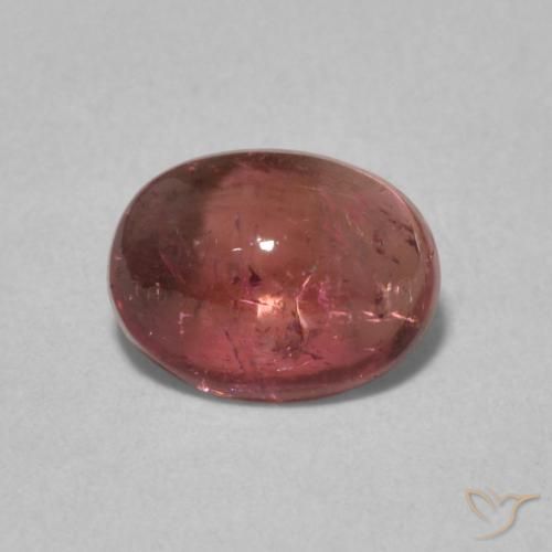1.21ct Natural Rosado naranja turmalina, Ovalada, Transparente