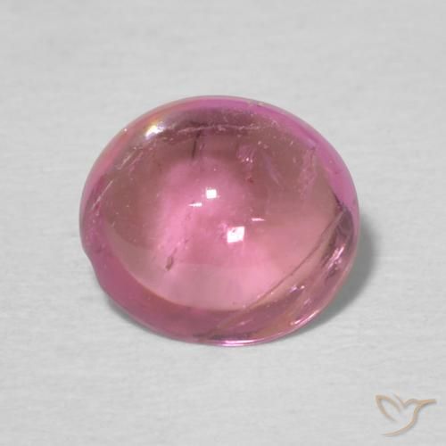 0.92ct Natural Rosado Bubblegum turmalina, Ovalada, Transparente