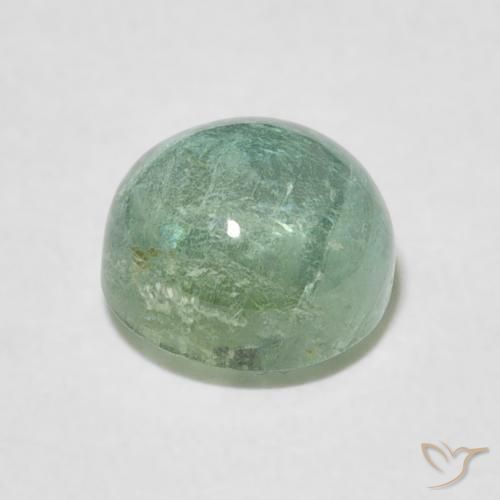 Turmalina Verde amarillo muy claro natural de 2.06 ct, Redondo, Transparente