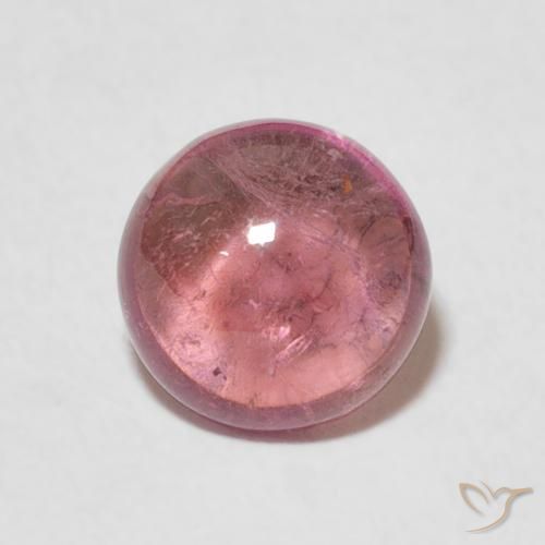 1.60ct Natural Rosado claro Turmalina, Redondo, Transparente