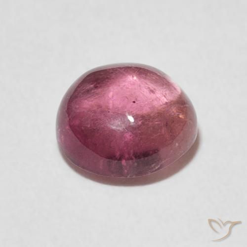Turmalina Rosado claro natural de 1.60 ct, Redondo, Transparente