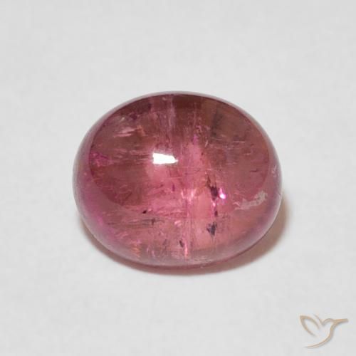 2.17ct Natural Púrpura real turmalina, Ovalada, Transparente