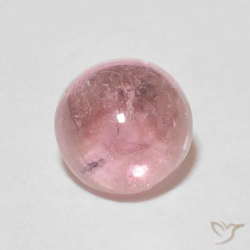 1.31ct Natural Rosado medio Turmalina, Redondo, Transparente