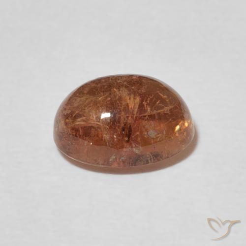 Turmalina Rosado rojizo natural de 1.84 ct, Ovalada, Transparente