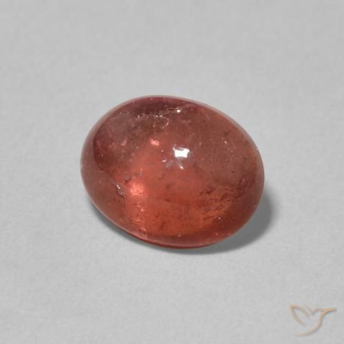 Turmalina Rosado frambuesa natural de 2.08 ct, Ovalada, Transparente