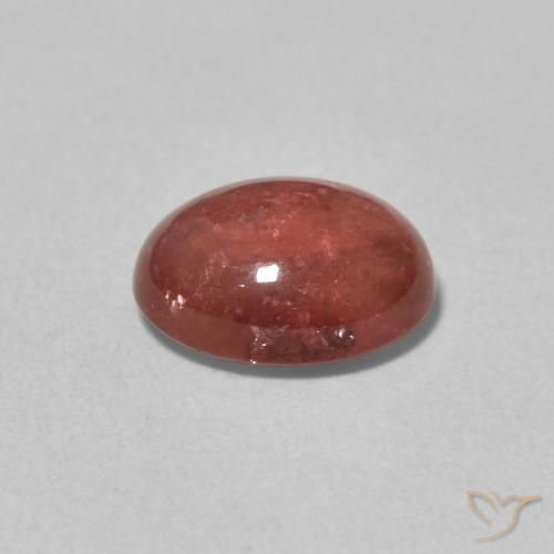 Turmalina Rosado frambuesa natural de 2.08 ct, Ovalada, Transparente