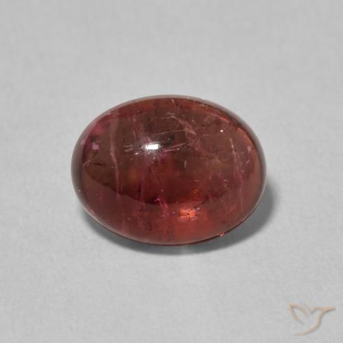 2.31ct Natural Rojo oscuro turmalina, Ovalada, Transparente