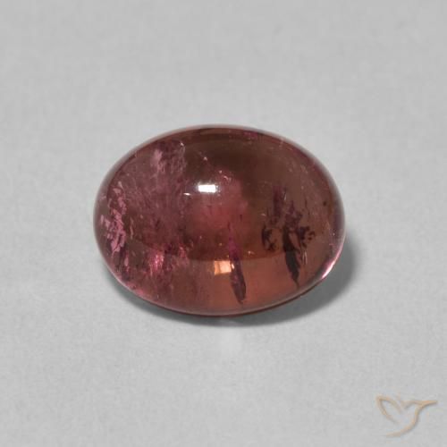 2.19ct Natural Rojo vino intenso turmalina, Ovalada, Transparente