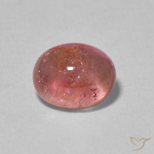 2.39ct Natural Rosado frambuesa turmalina, Ovalada, Transparente