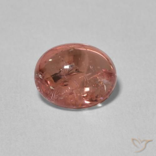1.98ct Natural Rosa oscuro turmalina, Ovalada, Transparente