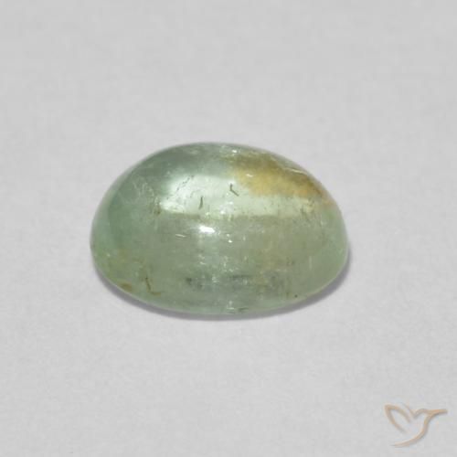 Turmalina Verde claro natural de 1.52 ct, Ovalada, Transparente